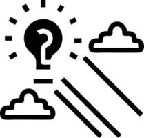 Idea solution icon symbol vector image. Illustration of the creative innovation concept design. EPS 10