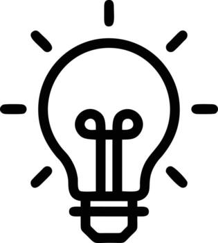 Idea solution icon symbol vector image. Illustration of the creative innovation concept design. EPS 10