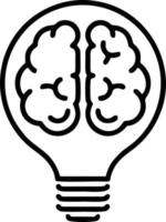 Idea solution icon symbol vector image. Illustration of the creative innovation concept design. EPS 10