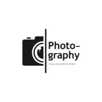 Photographic camera logo, camera lens, and digital. vector