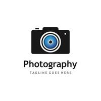 Photographic camera logo, camera lens, and digital. vector