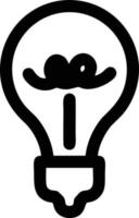 Idea solution icon symbol vector image. Illustration of the creative innovation concept design. EPS 10