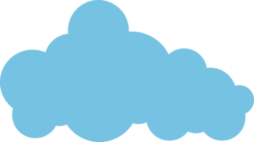 Cloud icon in flat style png