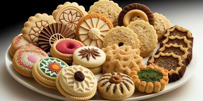 Various Cakes, Various Forms of Sugar Cake For Party Dishes, photo