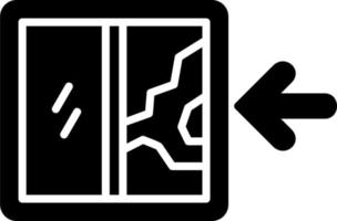 Door Broken Vector Icon