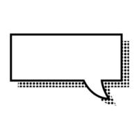 Speech bubble line. vector