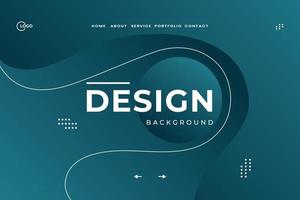 Wave Dynamic 3D abstract background with modern fluid shape concept and minimalist poster suitable for various design media, including banner, web, header, cover, billboard, flyer vector