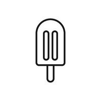 Editable Icon of Ice Cream, Vector illustration isolated on white background. using for Presentation, website or mobile app