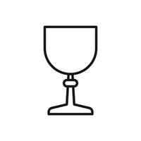 Editable Icon of communion wine, Vector illustration isolated on white background. using for Presentation, website or mobile app