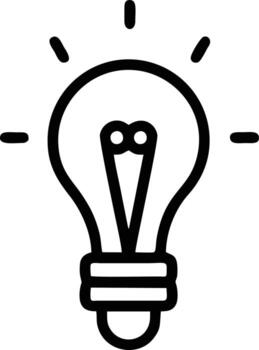 Idea solution icon symbol vector image. Illustration of the creative innovation concept design. EPS 10