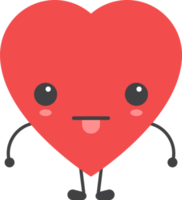 dibujos animados corazón forma emoji png