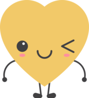 tekenfilm hart vorm emoji png