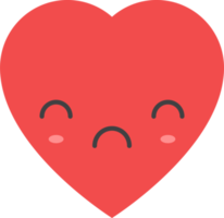 dibujos animados corazón forma emoji png