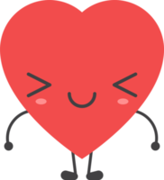tecknad serie hjärta form emoji png