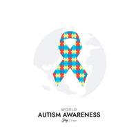 World Autism Awareness Day Social Media Post vector