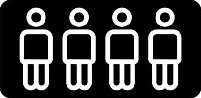 Stand in line Vector Icon