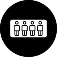 Stand in line Vector Icon