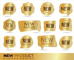New arrival Badge and Tags in Flat Design Style vector illustration