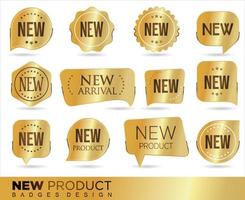 New arrival Badge and Tags in Flat Design Style vector illustration