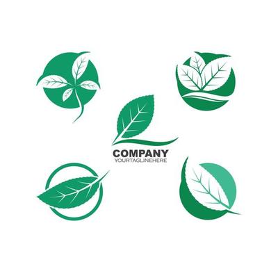 green leaf ecology nature element vector icon of go green