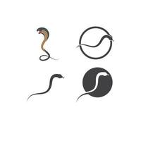 cobra snake vector illustration icon
