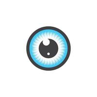 optical eye icon Logo vector Template illustration