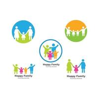 happy family vector icon illustration design