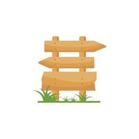 wood sign  icon vector illustration