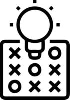 Idea solution icon symbol vector image. Illustration of the creative innovation concept design. EPS 10