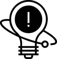 Idea solution icon symbol vector image. Illustration of the creative innovation concept design. EPS 10