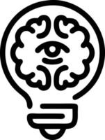 Idea solution icon symbol vector image. Illustration of the creative innovation concept design. EPS 10