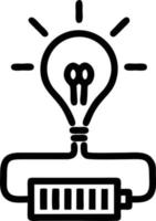 Idea solution icon symbol vector image. Illustration of the creative innovation concept design. EPS 10
