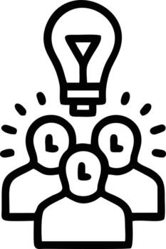 Idea solution icon symbol vector image. Illustration of the creative innovation concept design. EPS 10