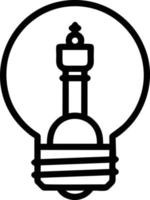 Idea solution icon symbol vector image. Illustration of the creative innovation concept design. EPS 10