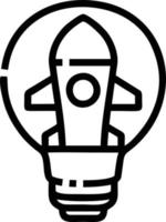 Idea solution icon symbol vector image. Illustration of the creative innovation concept design. EPS 10