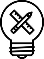 Idea solution icon symbol vector image. Illustration of the creative innovation concept design. EPS 10