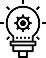 Idea solution icon symbol vector image. Illustration of the creative innovation concept design. EPS 10