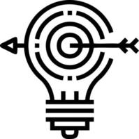 Idea solution icon symbol vector image. Illustration of the creative innovation concept design. EPS 10