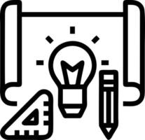 Idea solution icon symbol vector image. Illustration of the creative innovation concept design. EPS 10