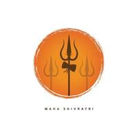 happy Maha Shivratri vector illustration