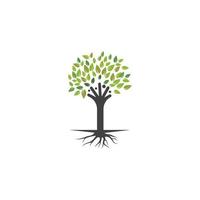 family  tree logo template vector illustration