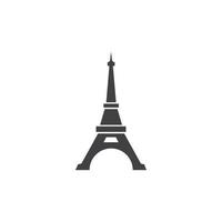 eiffel tower icon vector illustration