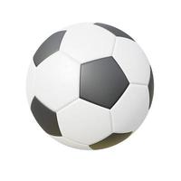 nuevo fútbol pelota. 3d prestar. foto