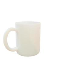 White matte mug. 3D render. photo