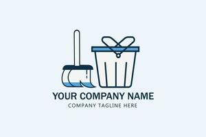 Cleaning Service logo vector illustration