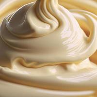 Ice cream. AI render photo