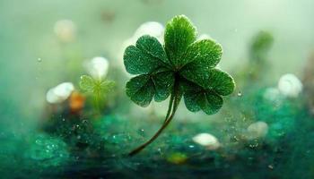 Patrick day background. AI render photo