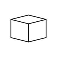 Editable Icon of Package Box, Vector illustration isolated on white background. using for Presentation, website or mobile app