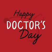 vector ilustración de un antecedentes para mundo internacional contento del doctor día.