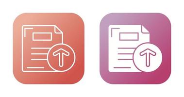 Files Upload Vector Icon